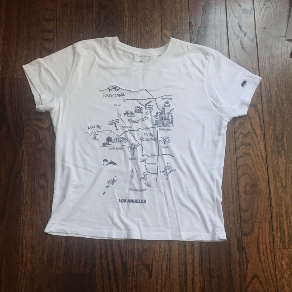 Brandy Melville LA map Shirt